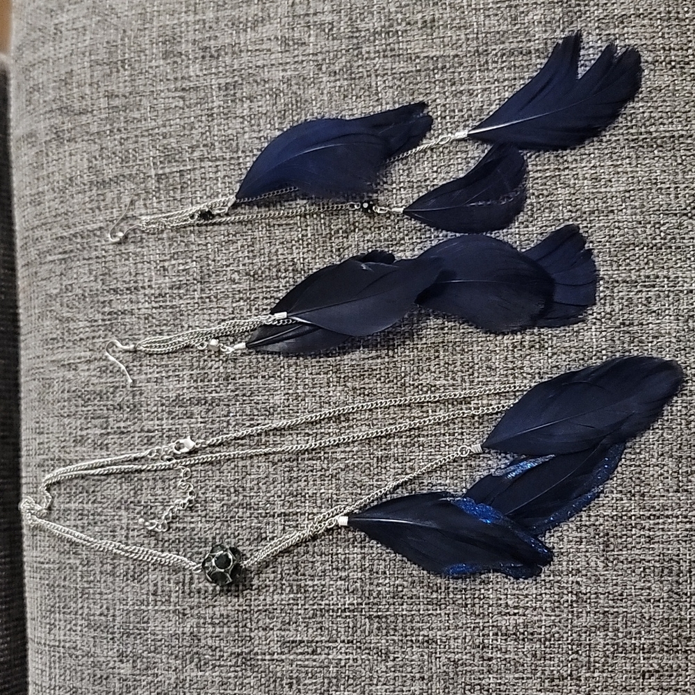 Blue Feather set